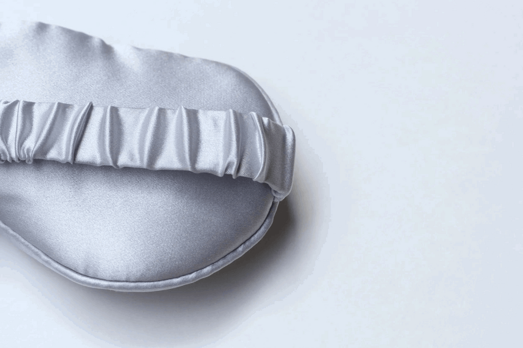 NightSilk Eye Mask – Silver Mist The Silk Fox