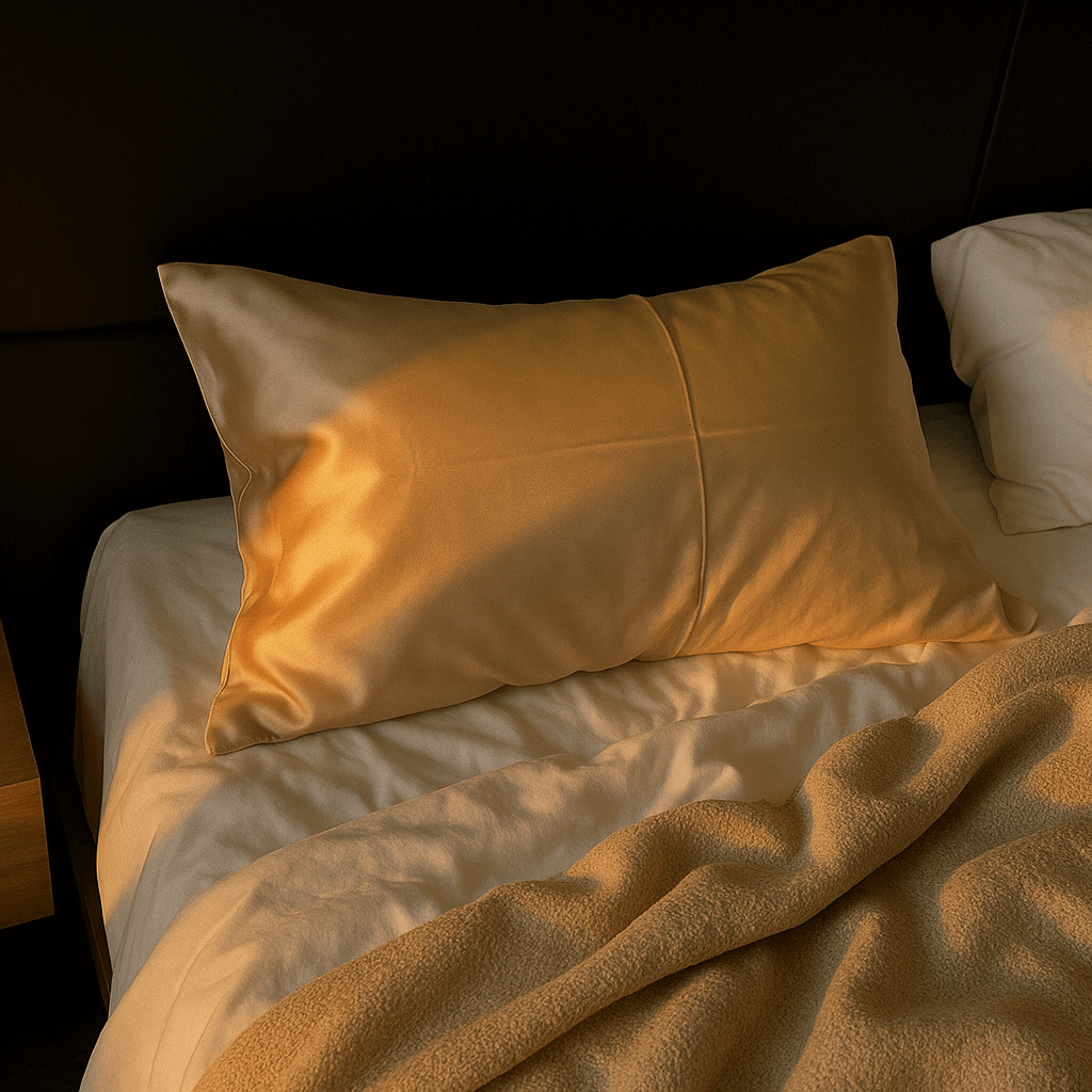 100% Mulberry Silk Pillowcase – Soft Sand (Standard) The Silk Fox