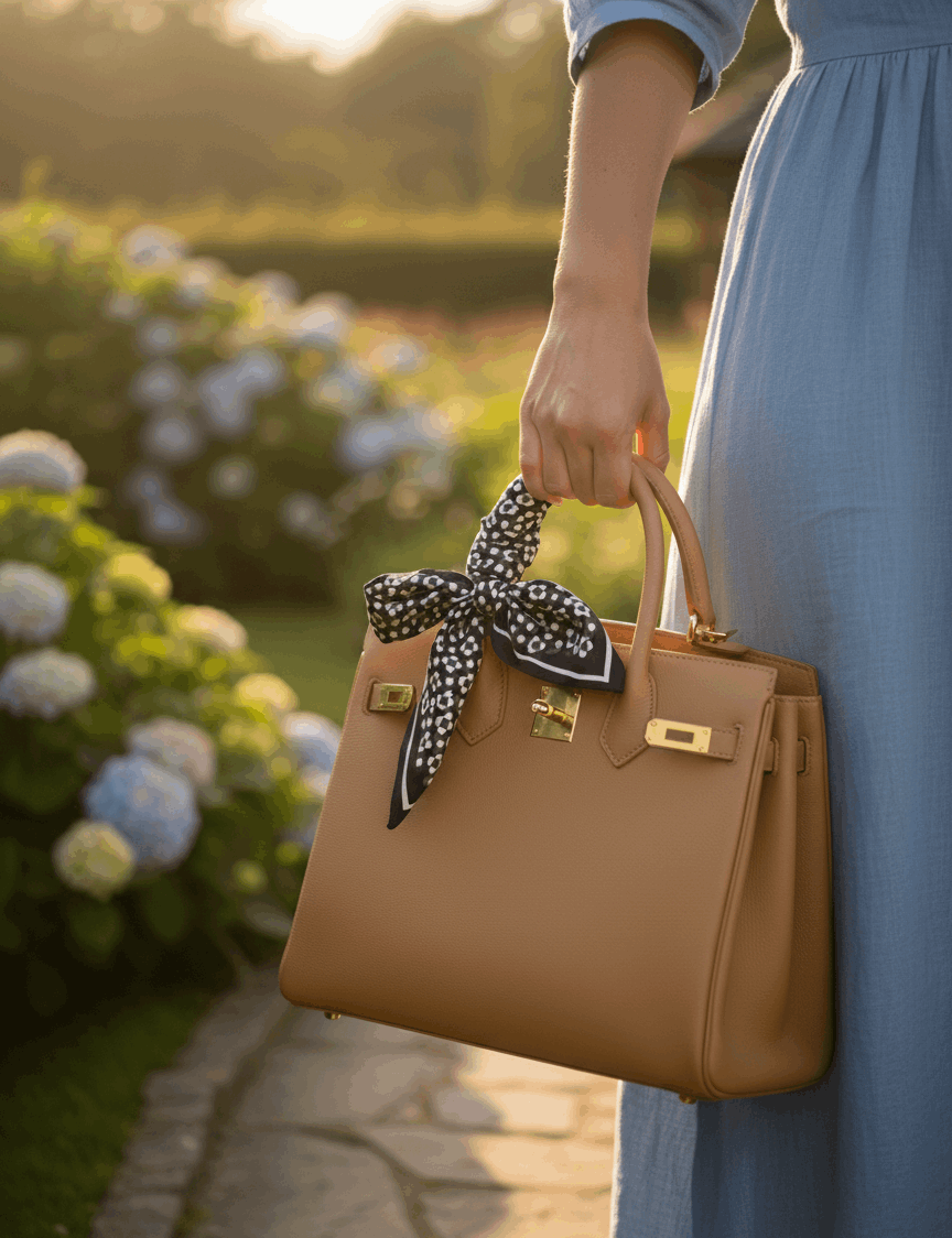 Timeless Silk Scarf – Noir Dots The Silk Fox