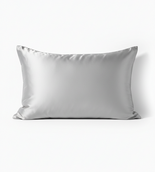100% Mulberry Silk Pillowcase – Silver Mist (Standard)