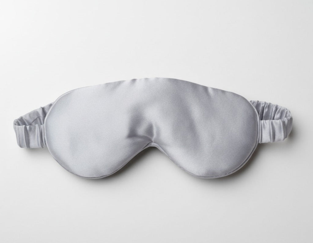 NightSilk Eye Mask – Silver Mist