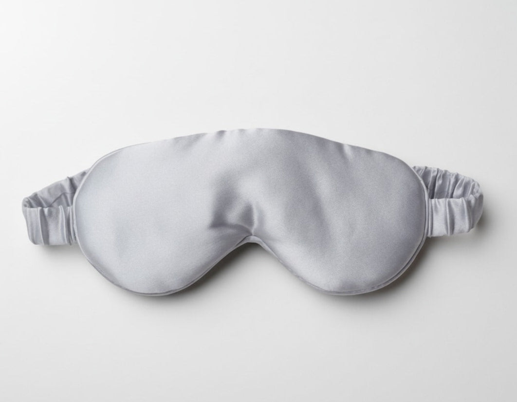 NightSilk Eye Mask – Silver Mist