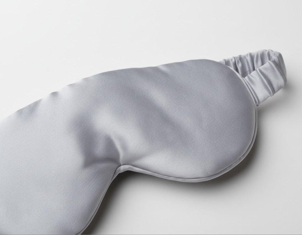NightSilk Eye Mask – Silver Mist