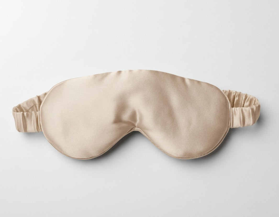 NightSilk Eye Mask – Soft Sand