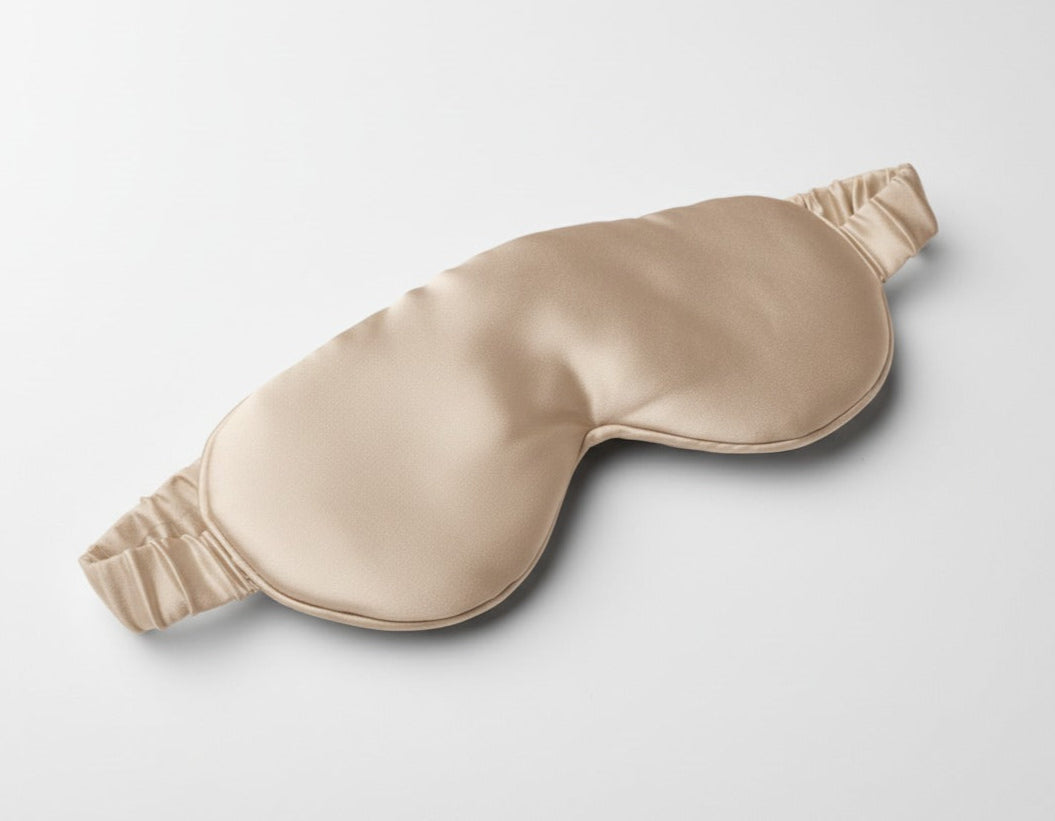 NightSilk Eye Mask – Soft Sand