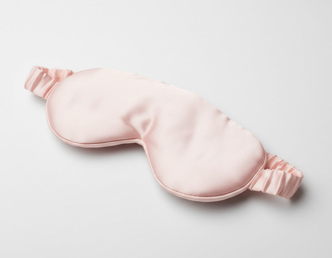 NightSilk Eye Mask – Soft Blush