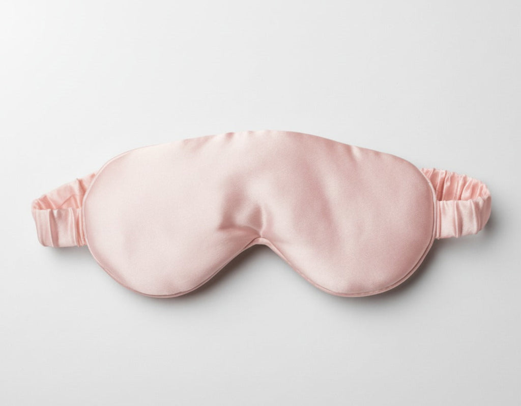 NightSilk Eye Mask – Soft Blush