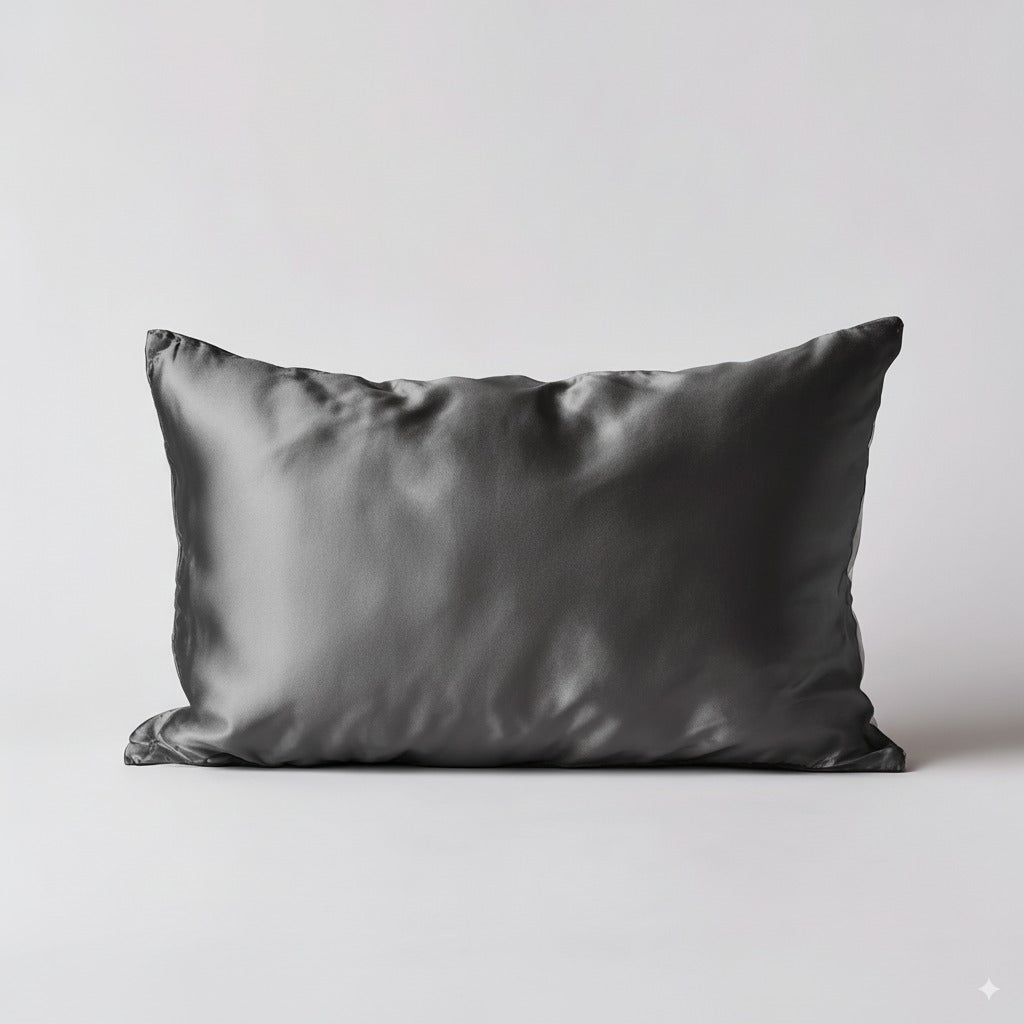 100% Mulberry Silk Pillowcase – Storm Cloud (Standard)