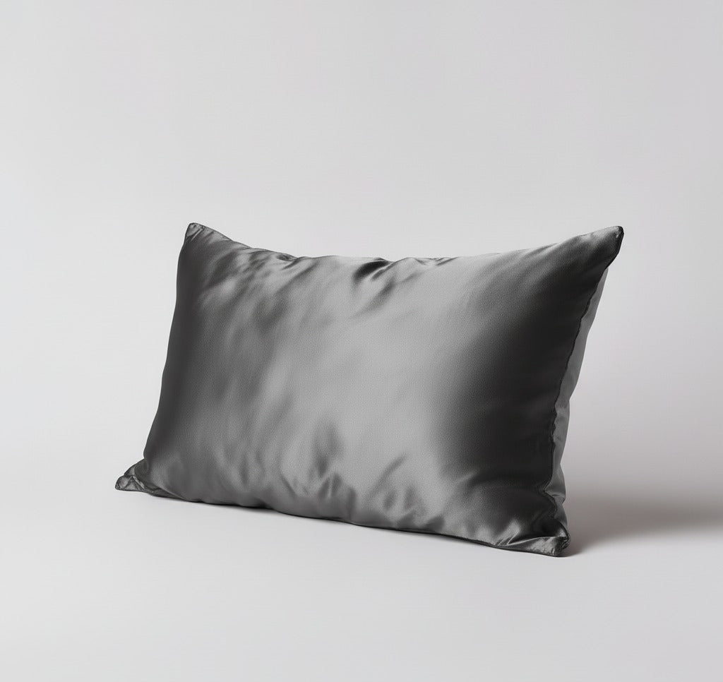 100% Mulberry Silk Pillowcase – Storm Cloud (Standard)