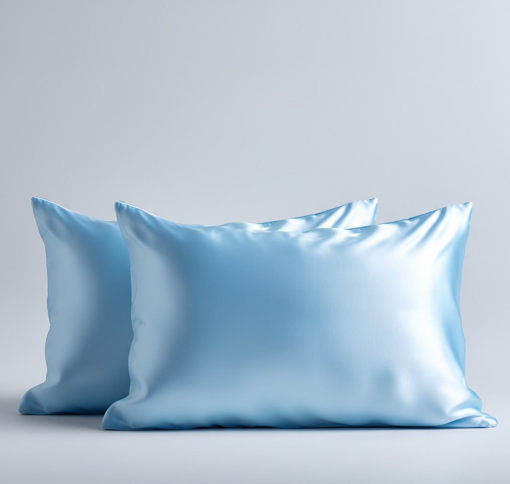 Luxe Satin Pillowcase – Ocean Mist (2-Pack)