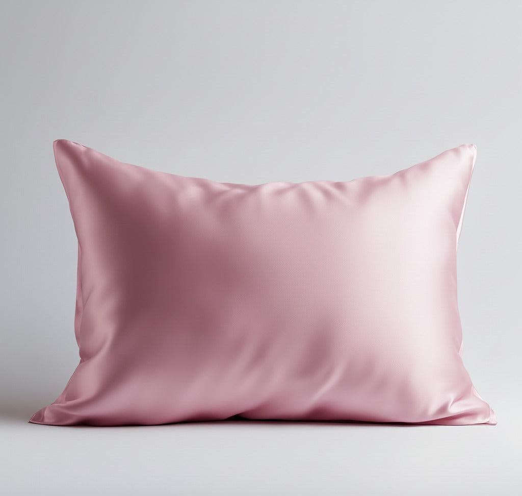 Luxe Satin Pillowcase – Soft Blush (Single)