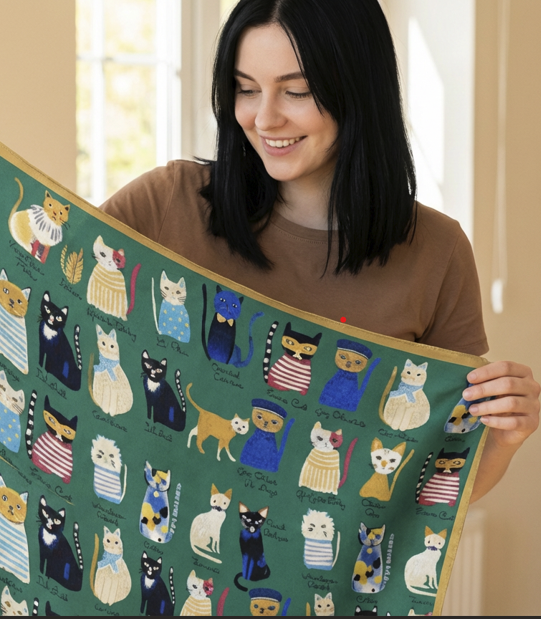 Timeless Silk Scarf – Cat Parade