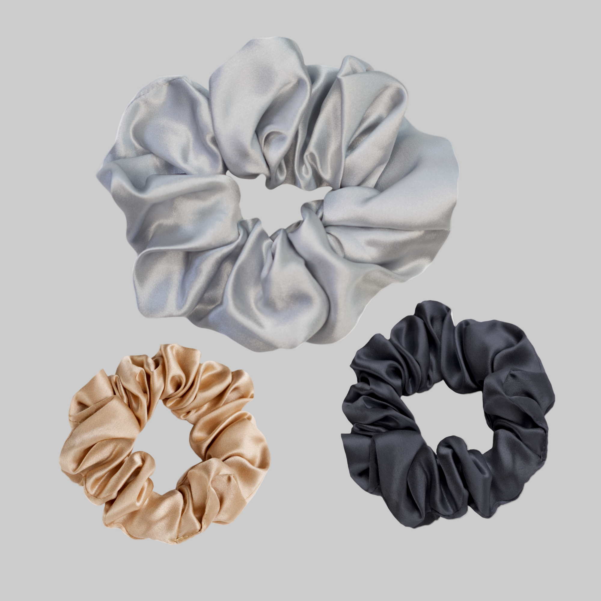 Mixed Silk Loop Set – Urban Calm (Silver Highlight)