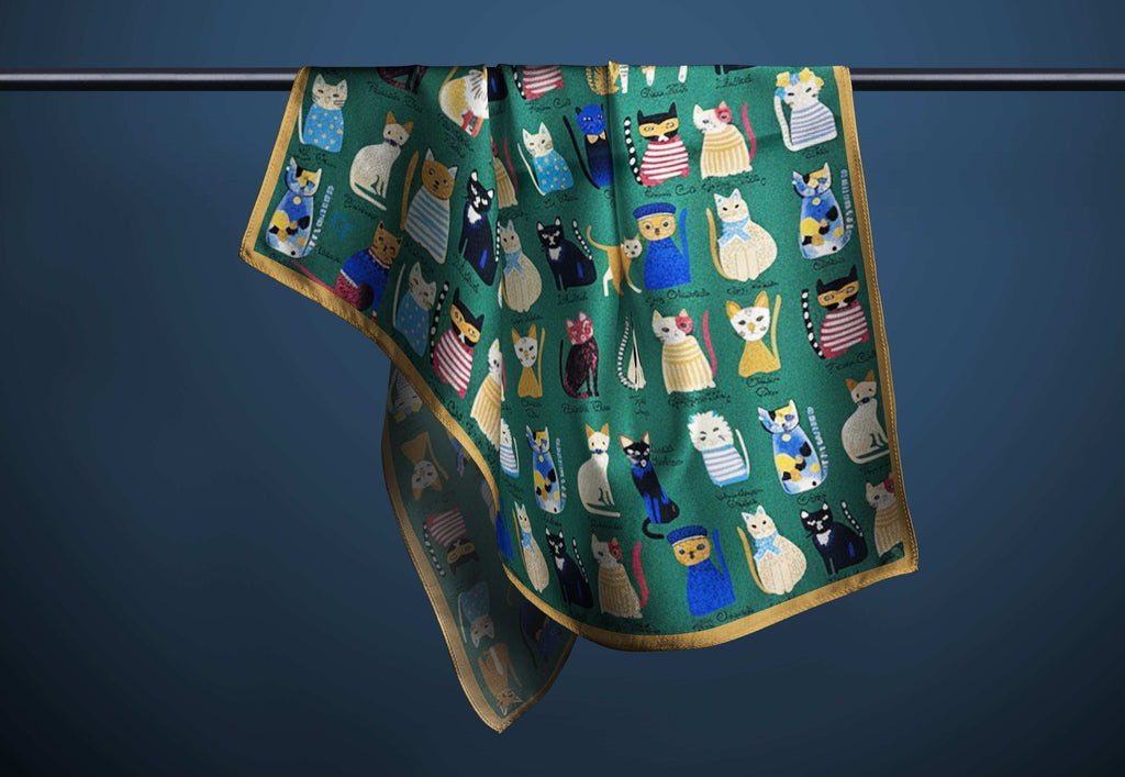 Timeless Silk Scarf – Cat Parade The Silk Fox