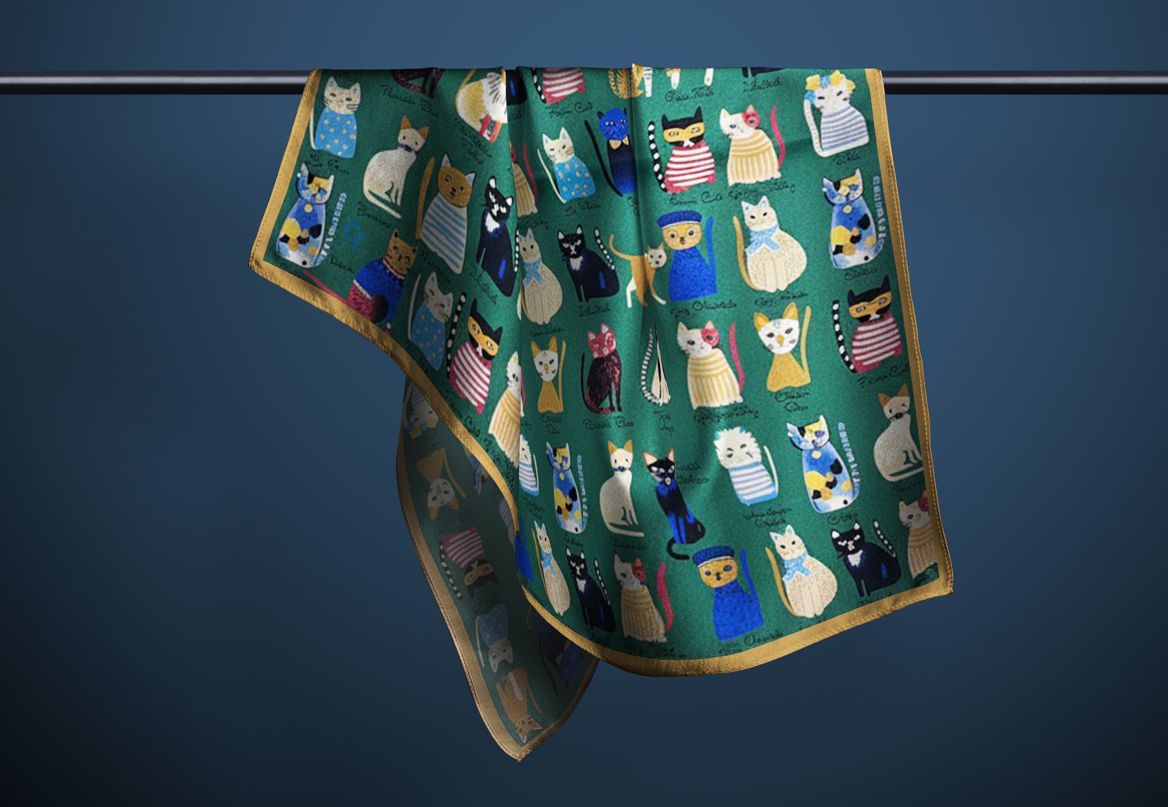 Timeless Silk Scarf – Cat Parade