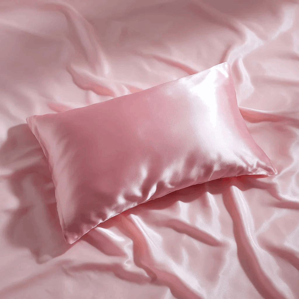 Luxe Satin Pillowcase – Soft Blush (Single) The Silk Fox