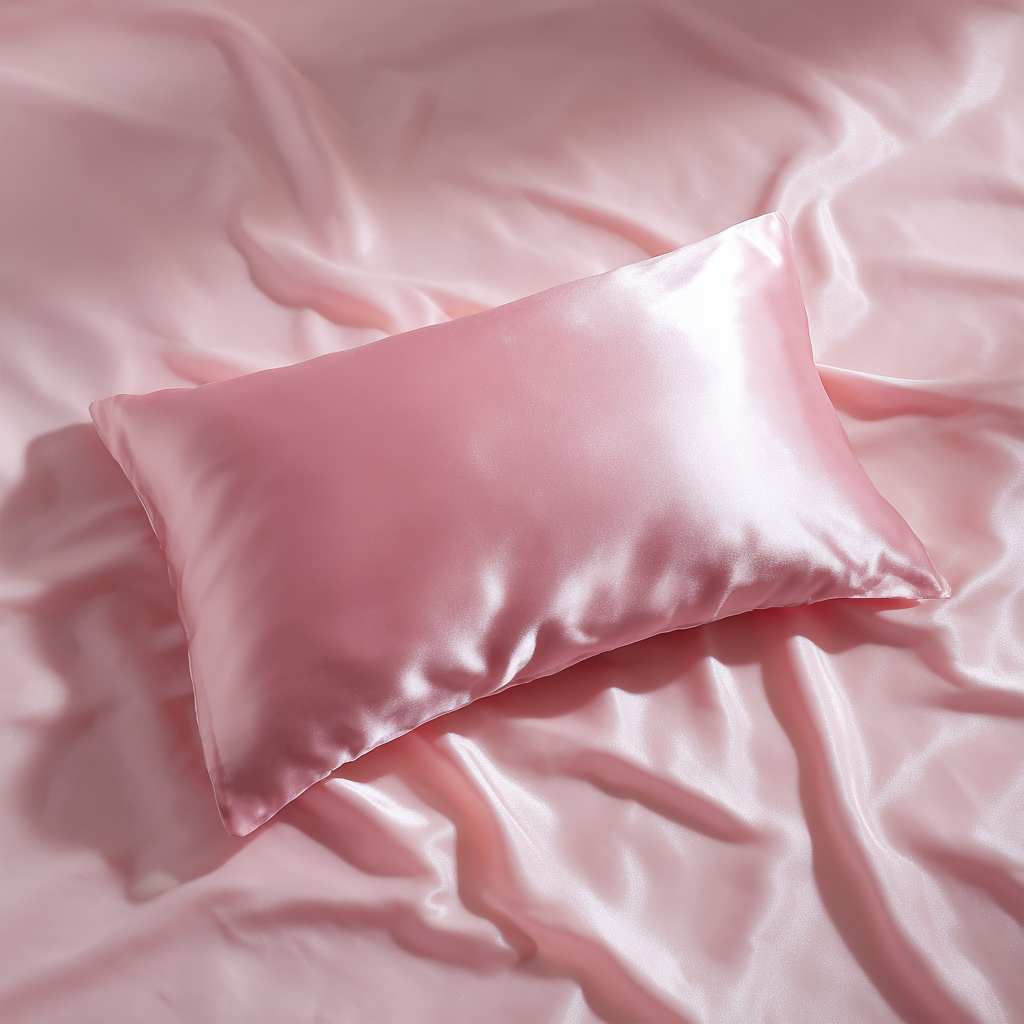 Luxe Satin Pillowcase – Soft Blush (Single)