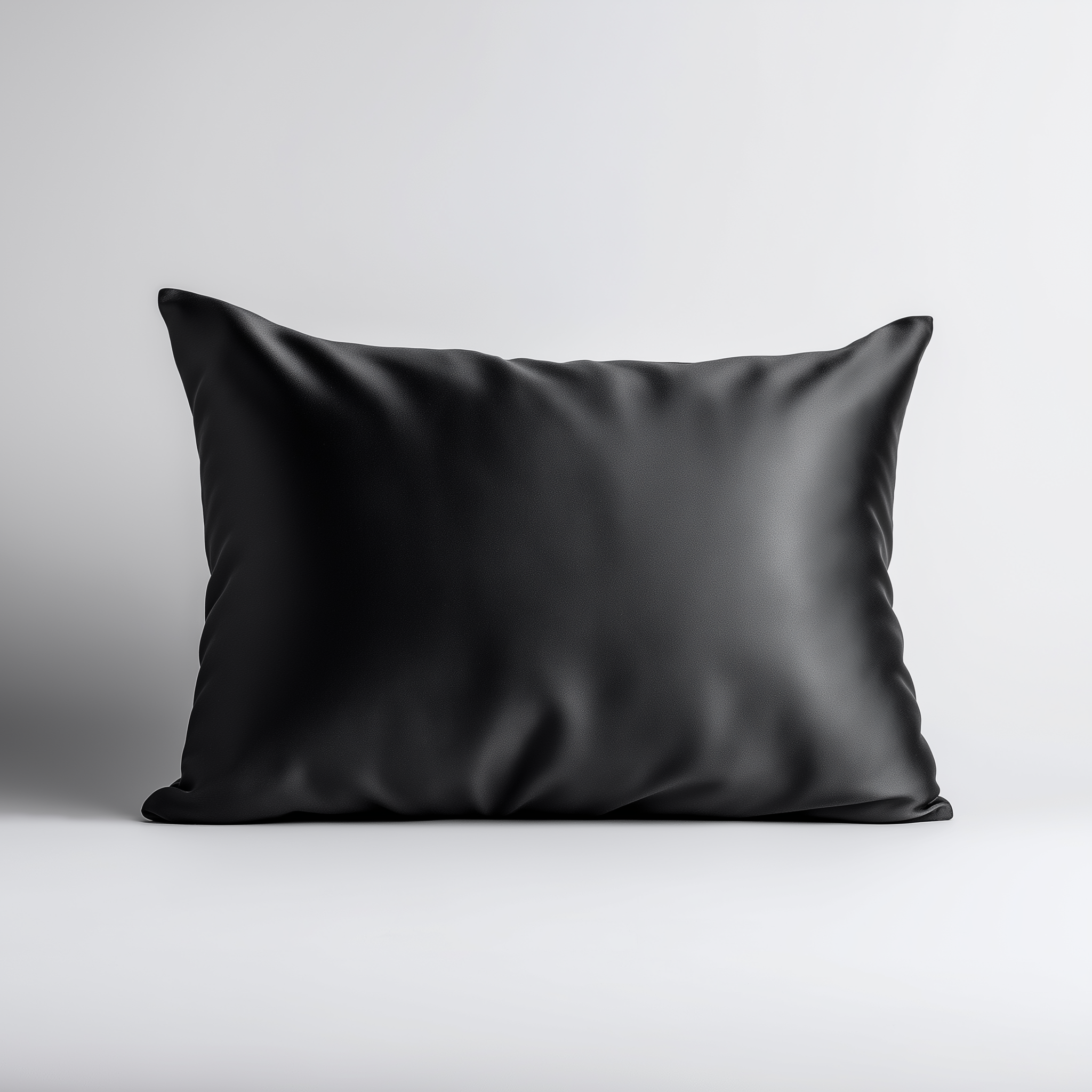 Luxe Satin Pillowcase – Midnight Noir (Single)